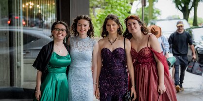 Arrivée des finissants